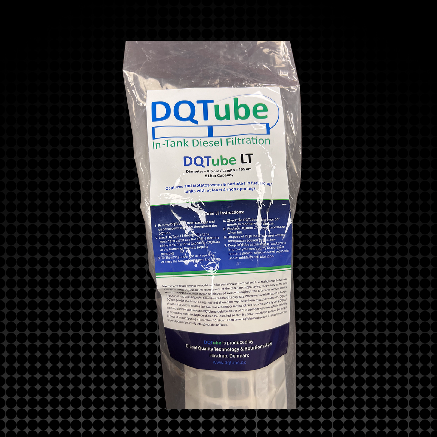 DQTube LT (Nylon) Controls Water & Bacteria Filter - 4"