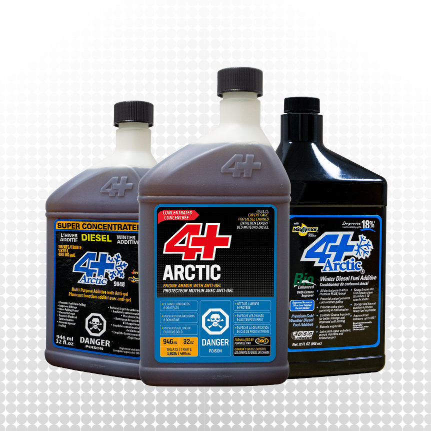 Best Winter Diesel Fuel Additives  4+ Arctic: Anti-Gelling Additive – 4+  Fuel Additives
