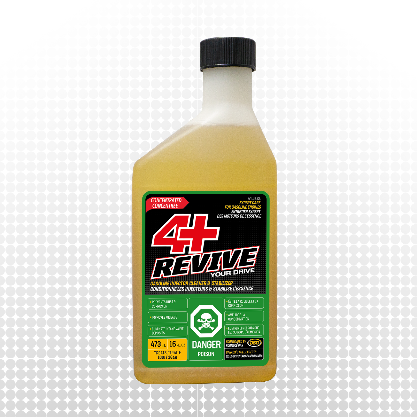 Gas Engine & Fuel System Cleaner Additive | 4+ Gasoline Treatment – 4 ...