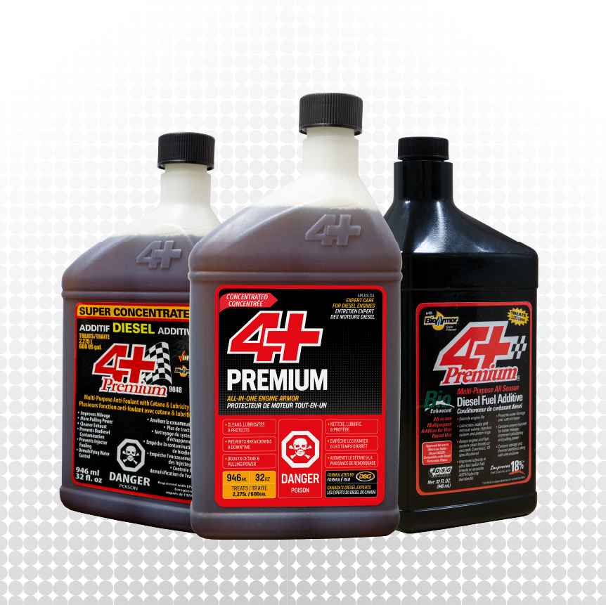 Diesel Performance & Fuel Efficiency Additive 4+ Premium Diesel