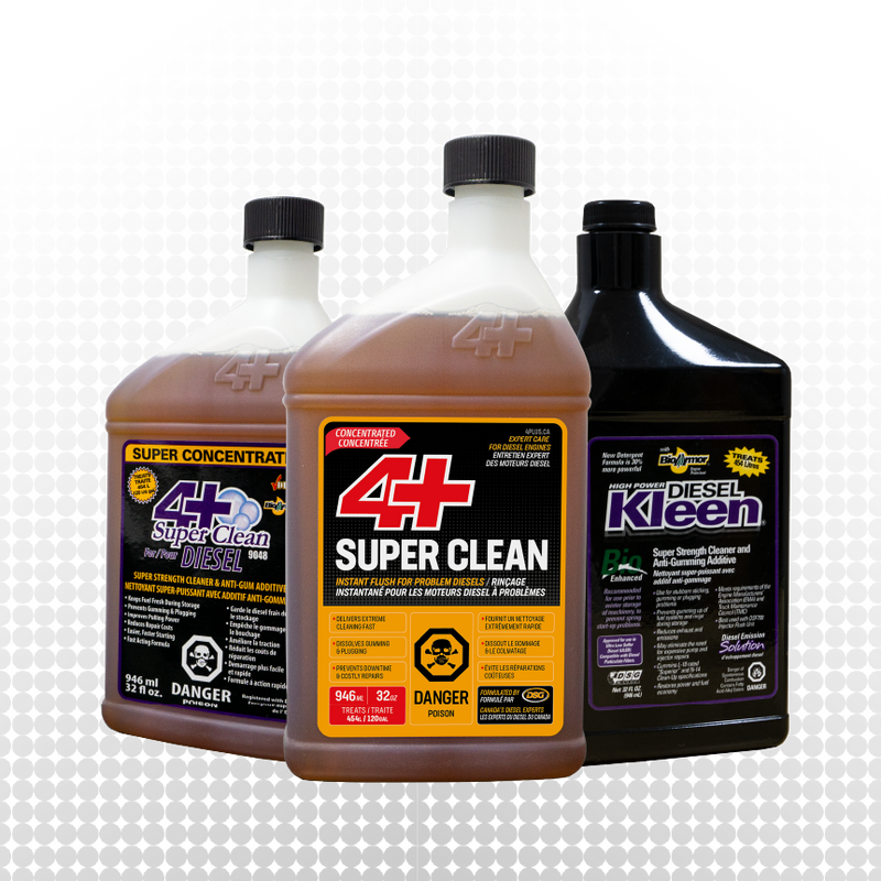 Anti-Gum Diesel Fuel Additive  4+ Super Clean Treatment – 4+ Fuel Additives
